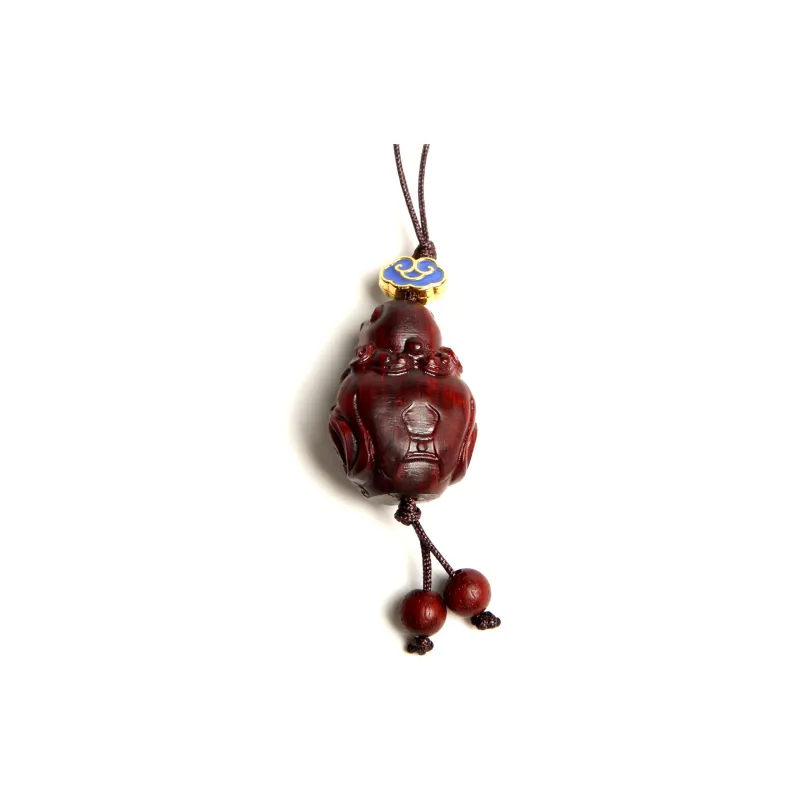 Is Here Pterocarpus Cell Phone Pendant Unisex-2
