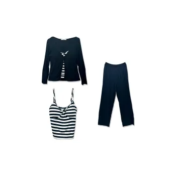 Slimma Pajama Set Women's Black