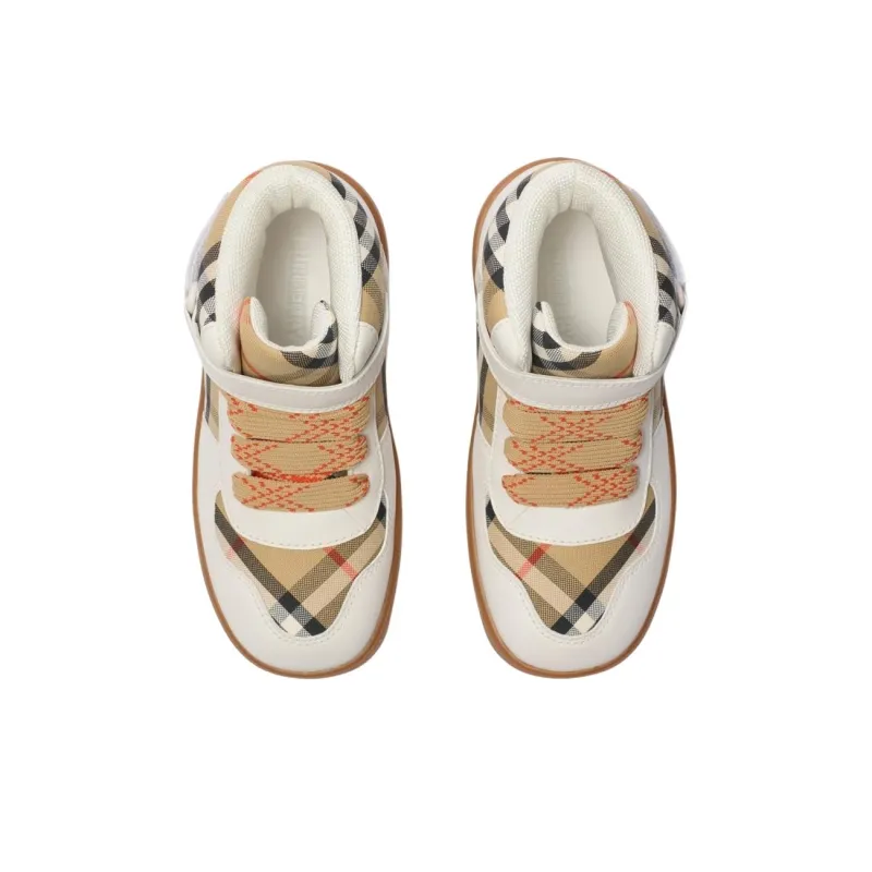 Burberry High Top Kids' Skateboarding Shoes Brown Kids'-2