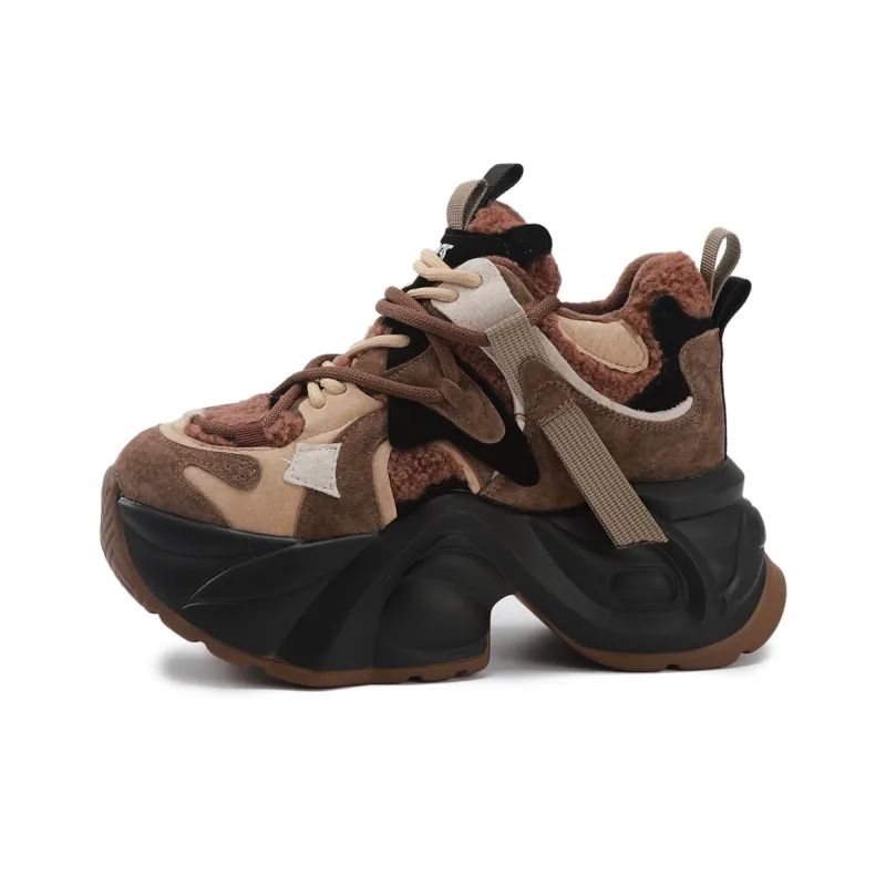 TOM TAILOR Breathable Height Increasing Warmth Chunky Sneakers Women's-6