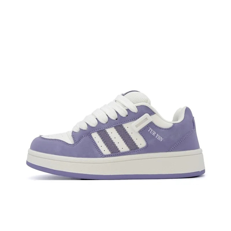 SHUMO Slip Resistant Cushioning Wear Resistant Lightweight Breathable Low Top Skateboard Shoes Women's Snow Blue Color-0