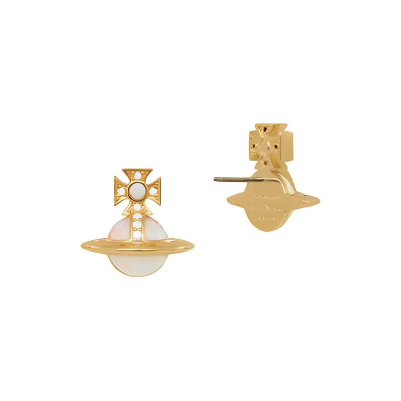 Vivienne Westwood Brass Earrings Women's Gold-1