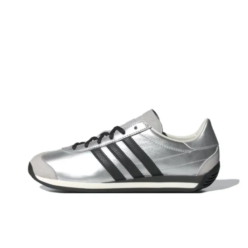 Adidas Country Og Silver Metallic Black Women's-0
