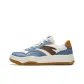 Dusty Blue/Ivory White/Decay Wood Brown