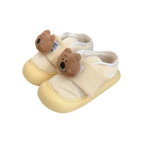 Thin Strips Cotton Slippers Women's, Lemon