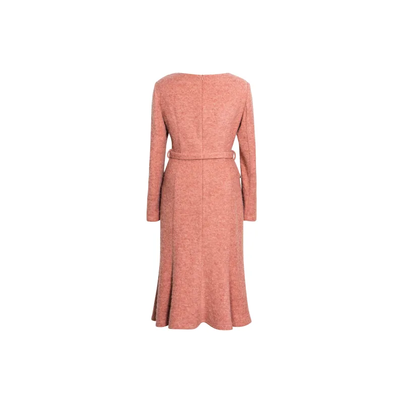 ROEYSHOUSE Long Sleeved Dresses Women's Orange Pink-1