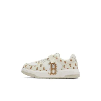 MLB Basic Boston Red Sox Anti Slip Wear Resistant Low Top Kids Lifestyle Shoes Apricot Kids'