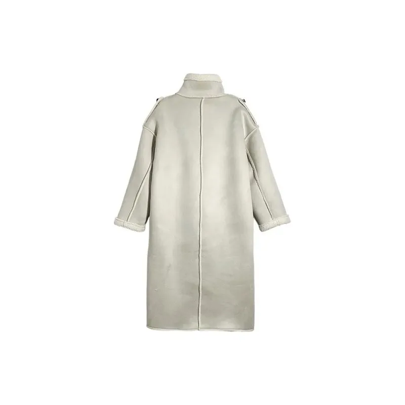 ABBY GODDESS Coat Women's White-1
