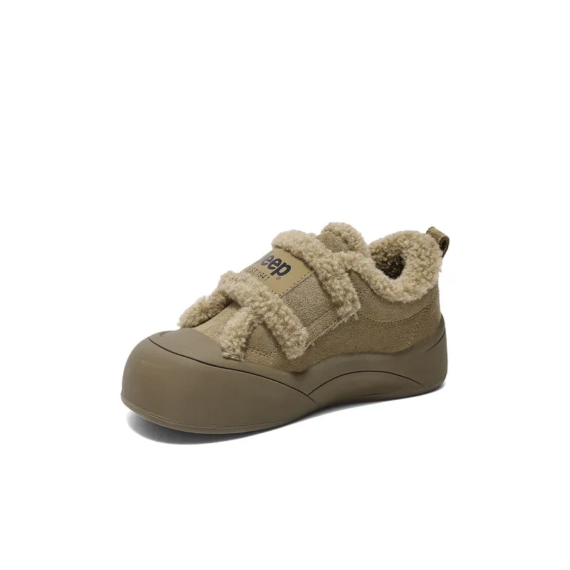 Jeep Anti Slip Wear Resistant Kids Lifestyle Shoes Light Coffee Kids'-1