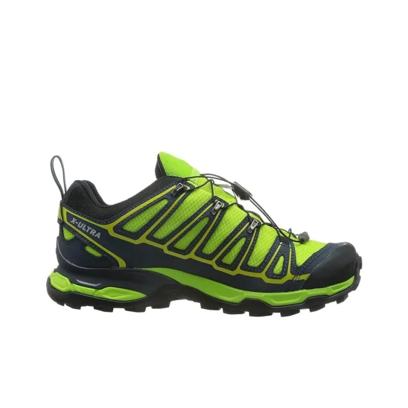 SALOMON Anti-Slip Wear-Resistant Low-Top Trekking Shoes Men's Green-1