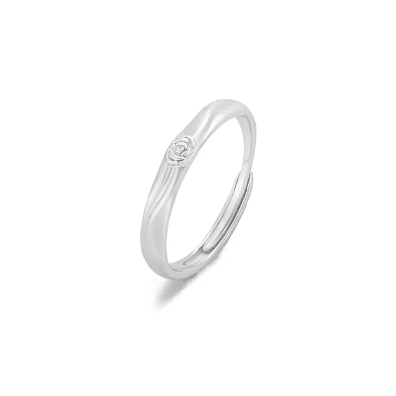 FORCHI Sterling Silver Rings Unisex Anniversary Gift For Girl-5