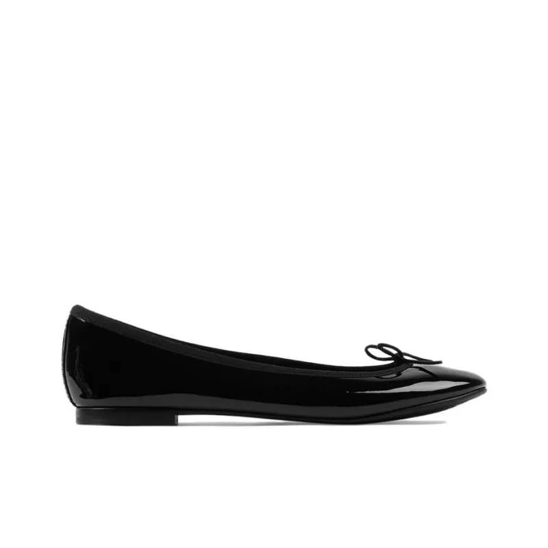 Repetto Mythique Gomme Ballet Flat Shoes Women's Black-1