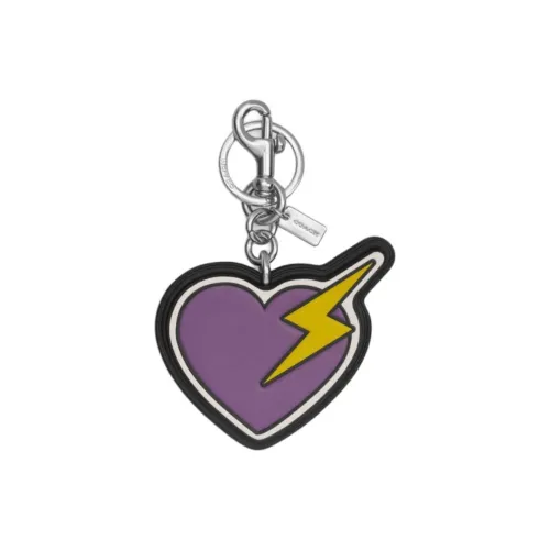 COACH Leather Pendants Women's Purple