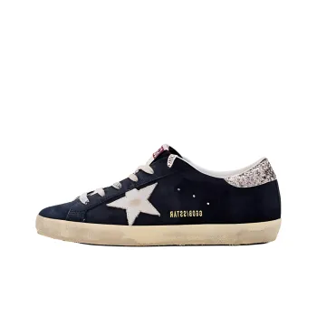 Golden Goose Super Star Low Top Skateboard Shoes Women's Blue