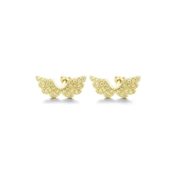 KING OF BLING Titanium Steel Zircon Stud Earrings Unisex Year Of The Snake Good Luck