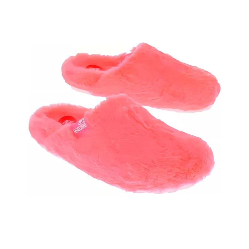 LOVE MOSCHINO Wrap-toe Slippers Women's Pink-2