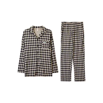 DAERLI Pajama Set Men's Light Coffee