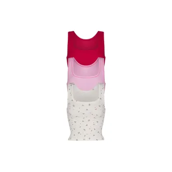 SKIMS Fake Day Collection FW24 COTTON RIB TANK 3 PACK Tank Tops Women's 3 Pack Marble Holly Multicolor