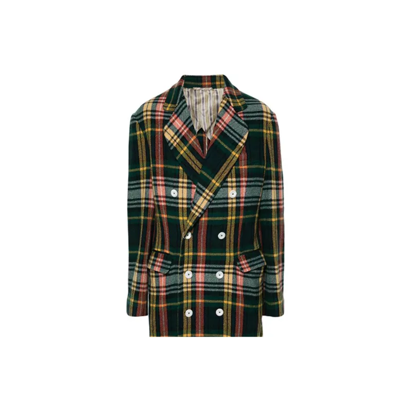 Vivienne Westwood Double Breasted Checked Coat-4