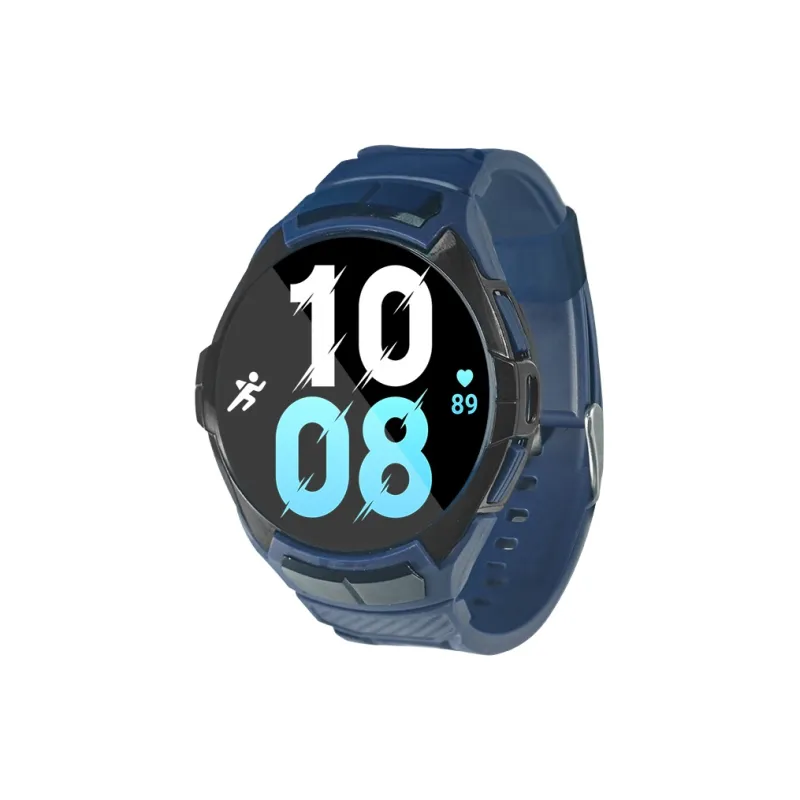 LONGYUGU Compatible With Samsung Watch 4/Watch 5 Minimalist Style Strap+Watch Frame One Piece Wrist Watch Strap-5