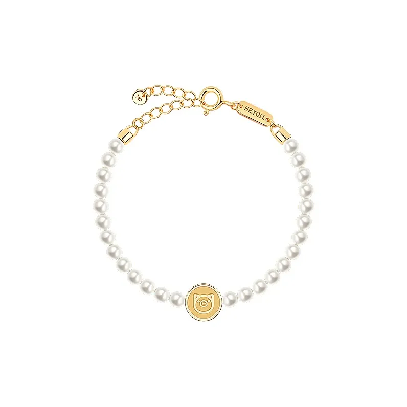 HUIYU Gold Plated Bracelets Unisex Gold-16