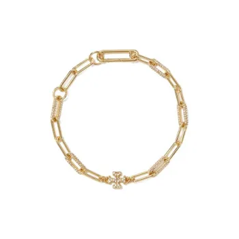 TORY BURCH Logo Embellished Bracelet