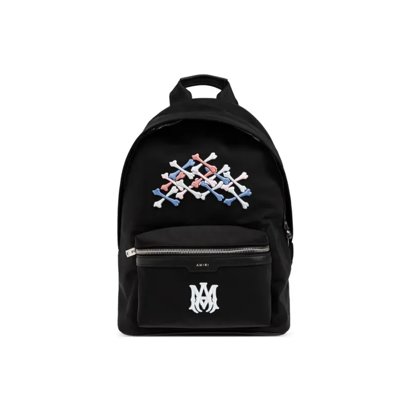 AMIRI Nylon Backpack Unisex Black-0