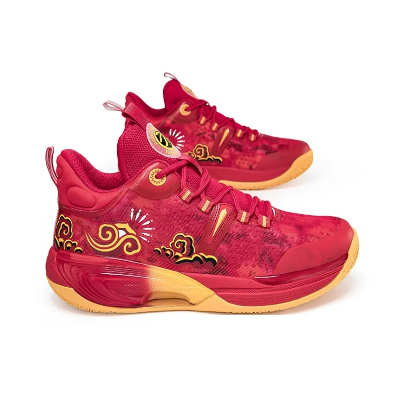 ANDEZHANMUSI Cushioning Anti-Slip And Wear-Resistant Breathable Coverage High-Top Basketball Shoes Men's-2