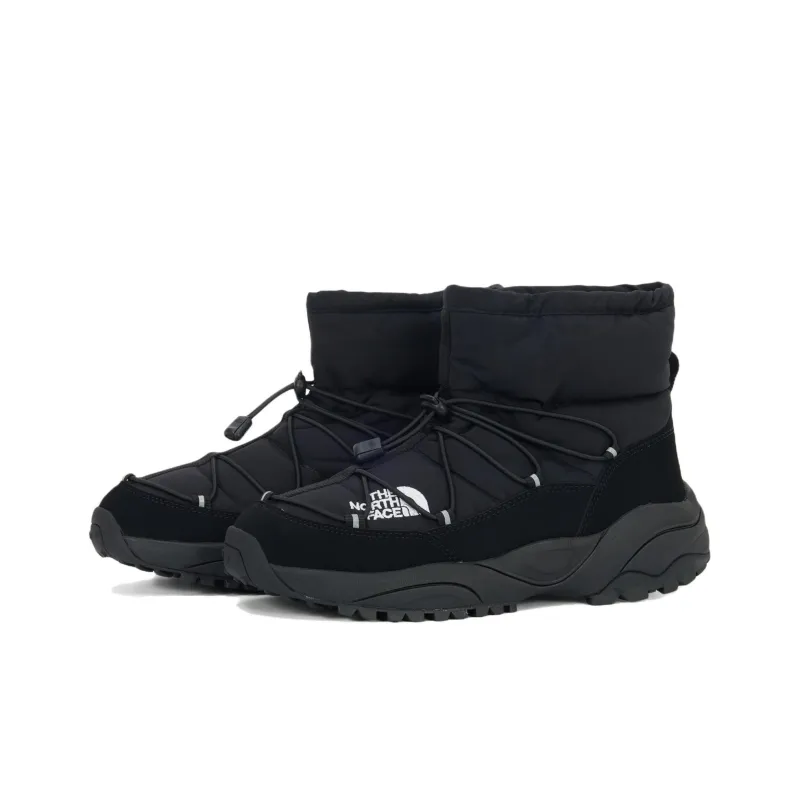 THE NORTH FACE BOREALIS Durable Cushioning Short Snow Boots Unisex Black-3