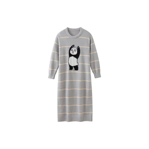 JINGYUN Deep Sleep 70 Series Nightgown Women's Gray
