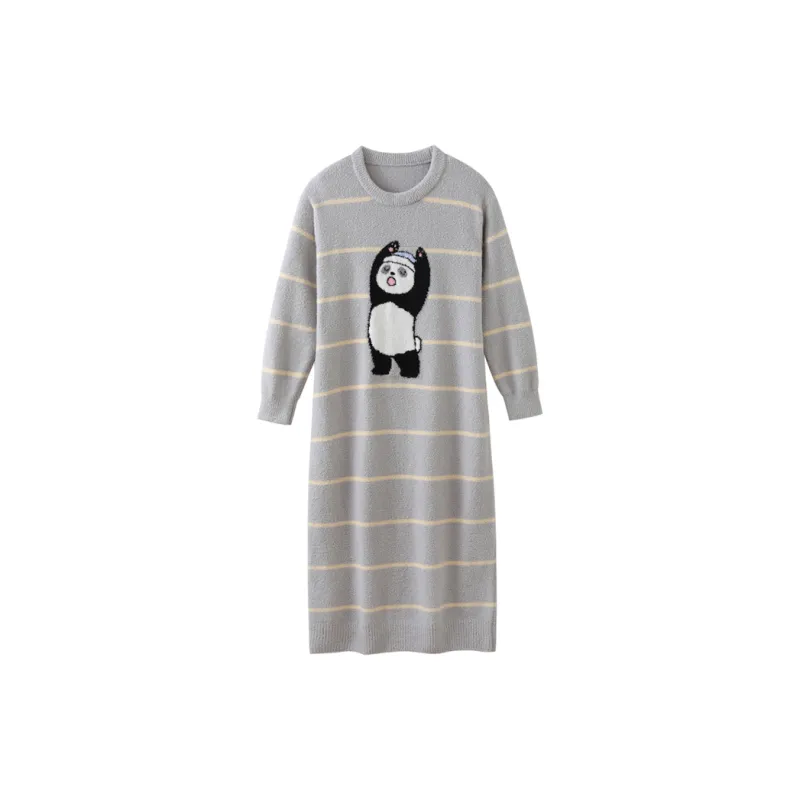 JINGYUN Deep Sleep 70 Series Nightgown Women's Gray-0