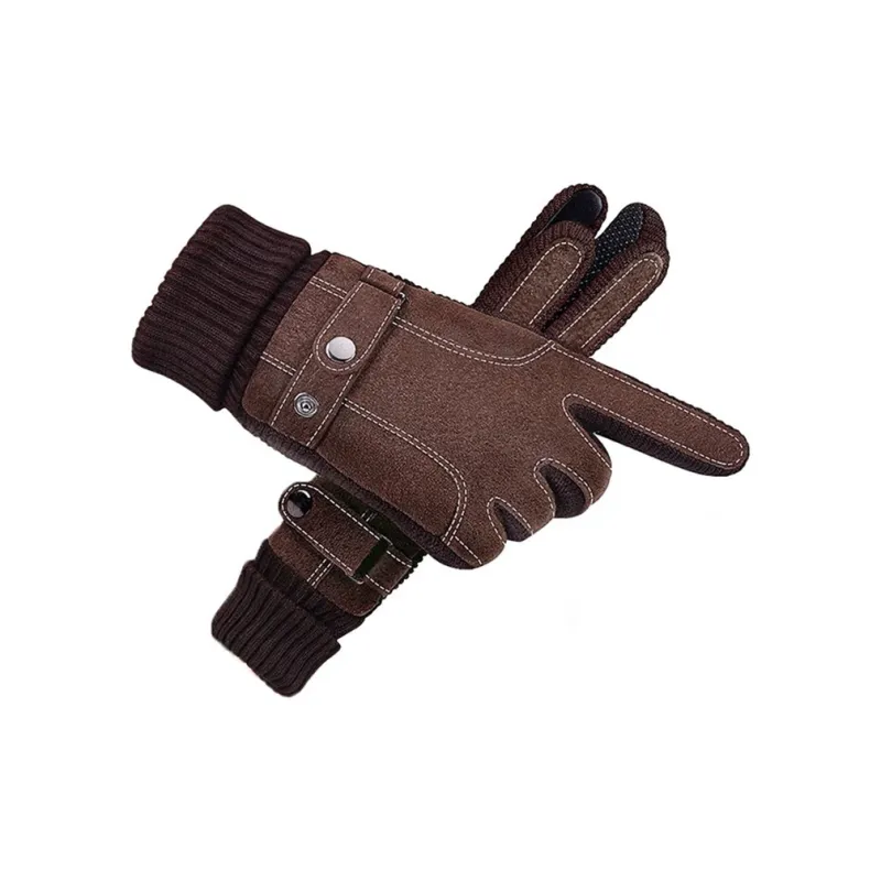 TUCANO Pig Leather Knit Gloves Unisex-4