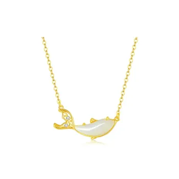 CHIEMOT Chalcedony Necklaces Unisex