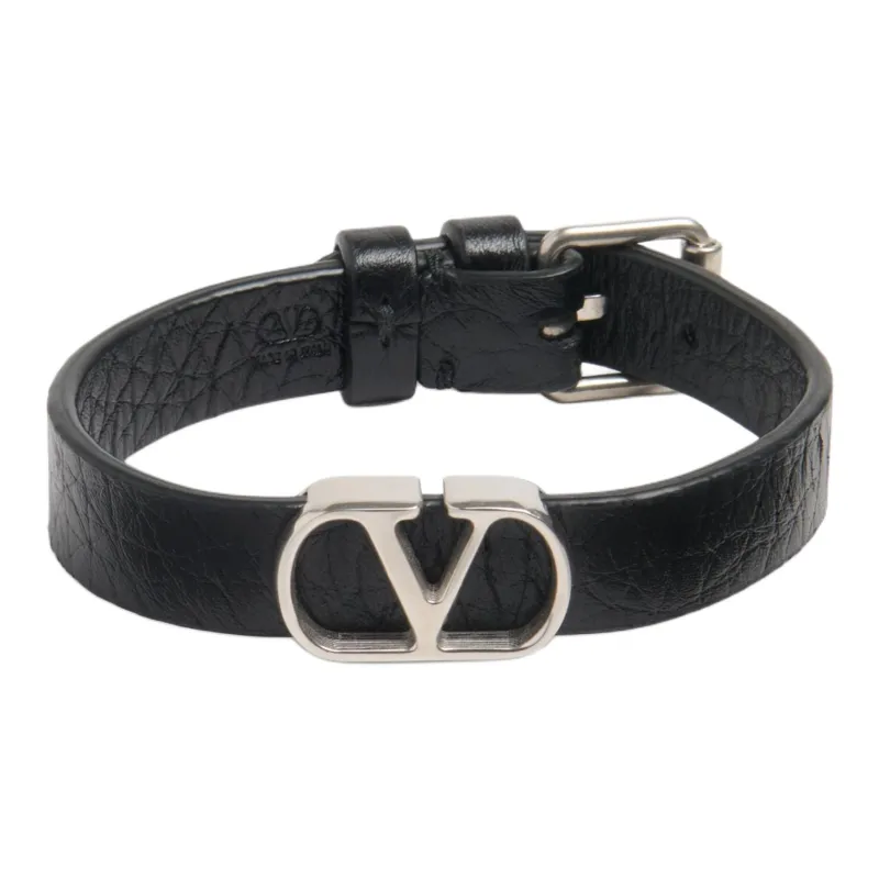 Valentino VLogo Signature Buckled Bracelet-0