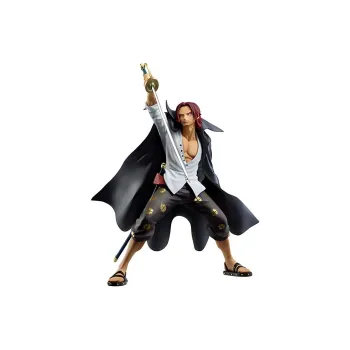 BANDAI Ichibansho One Piece Dynamism Of Ha Shanks Action Figure White & Black