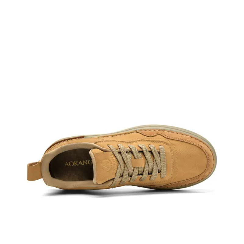 AOKANG Dunk Series Height Increasing Wear-Resistant Slip-Resistant Low-Top Skateboard Shoes Men's Exclusive Box-3