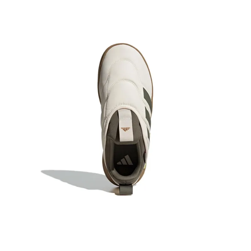 Adidas Adipuff Anti Slip Wear Resistant Low Top Casual Shoes Unisex White Green Brown-2