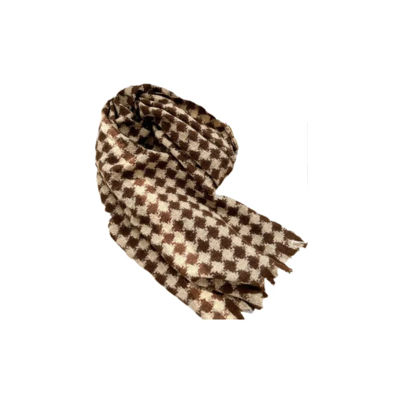 EEEENO Polyester Knit Scarves Unisex-6