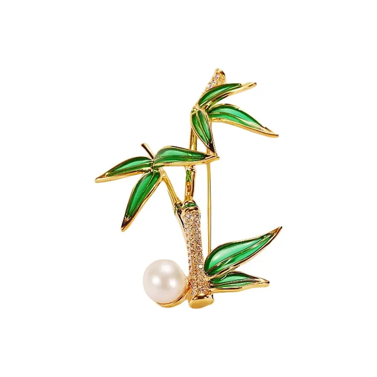 HENGSHENG Freshwater Pearl Brooches Unisex-9