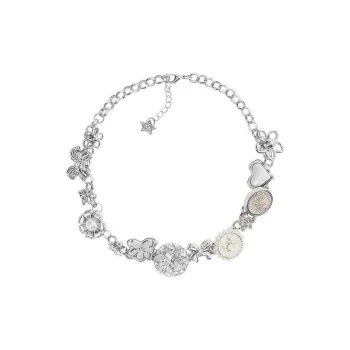 KING OF BLING Alloy With Zircon Necklaces Unisex Year Of The Snake Good Luck