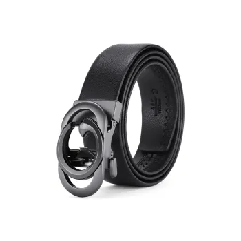 SEPTWOLVES Split Cow Leather Leather Belts Men's Width 3.5CM