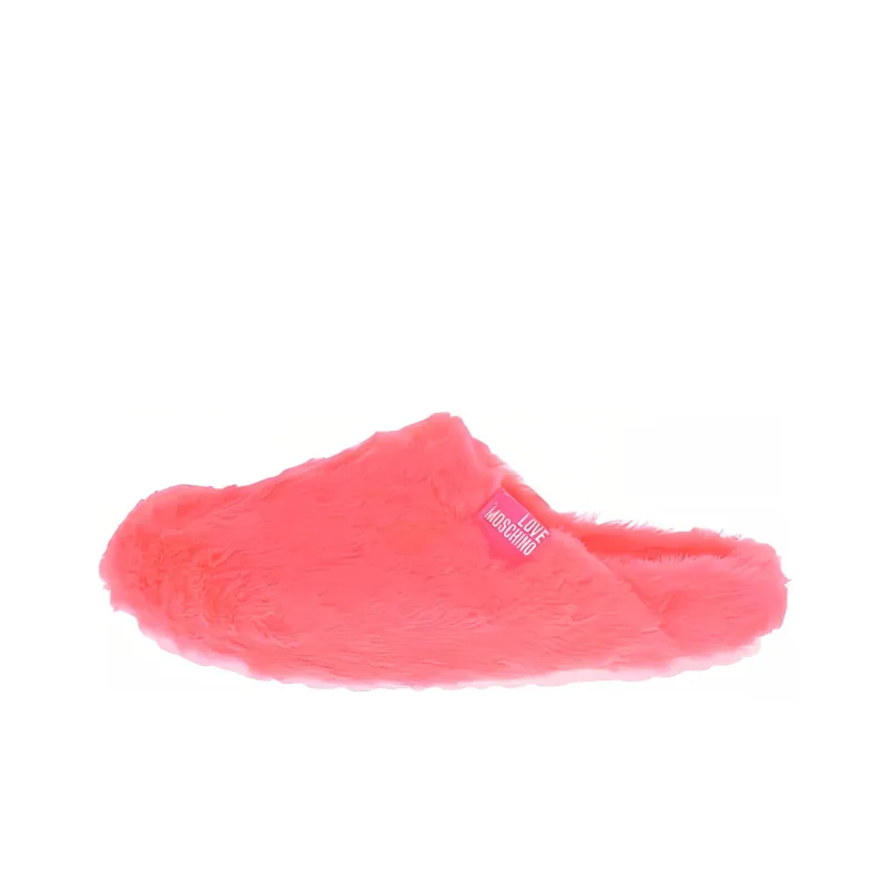 LOVE MOSCHINO Wrap-toe Slippers Women's Pink-0