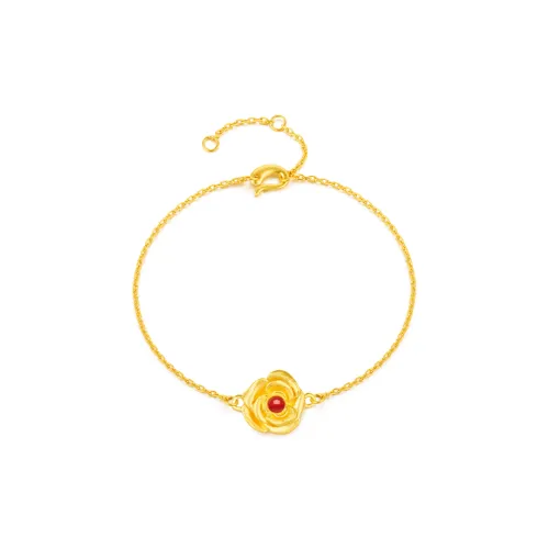 MCLON Rose's Promise Solid Gold Priced In Gram Gold Bracelet Women's