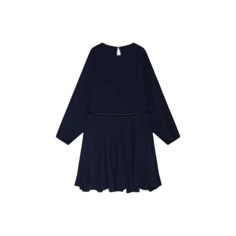 DKNY SS24 Long Sleeved Dress Women's Navy Blue-1