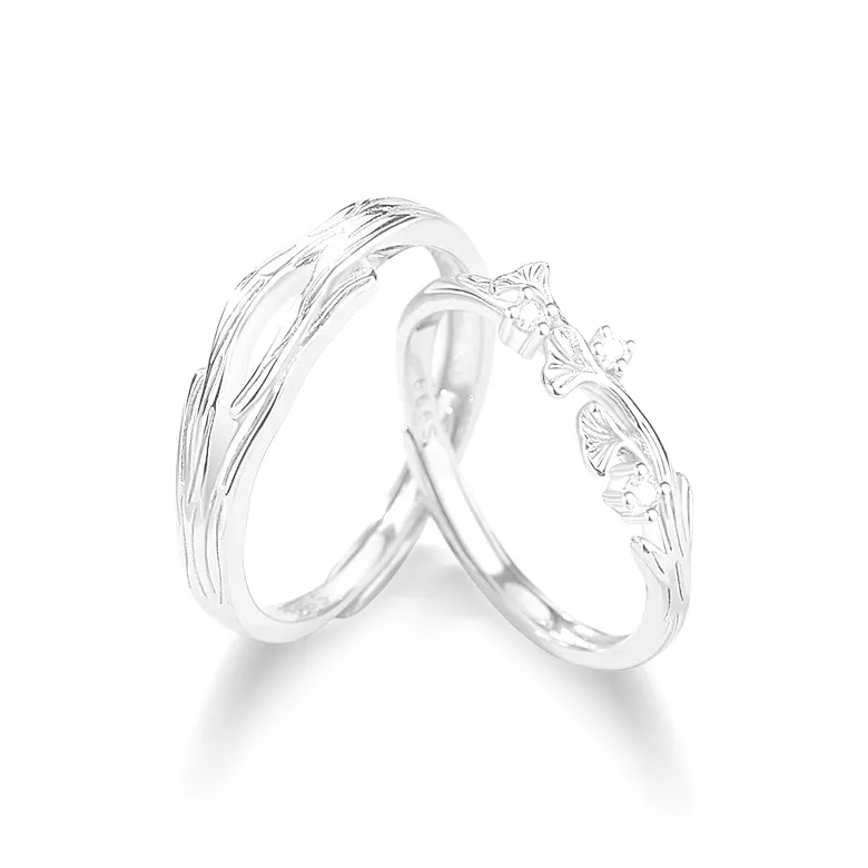 Modern Miracle Sterling Silver Rings Unisex-0