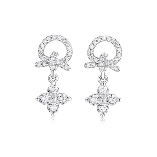 KADER 925 Sterling Silver Earrings Women's Silver Gift Box Set For Gift Giving On Girl's Special Day