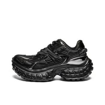 CAIHEE Anti Slip And Wear Resistant Height Increasing Low Top Chunky Sneakers Unisex