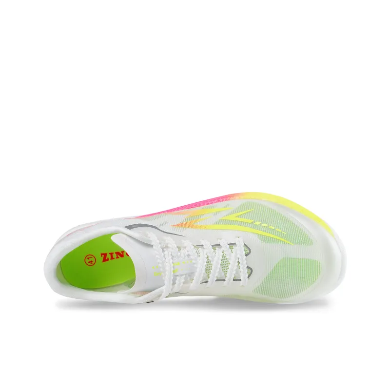 ZINGIS Anti Slip And Wear Resistant Rebound Low Top Full Length Carbon Plate Running Shoes Unisex Green Dove-2