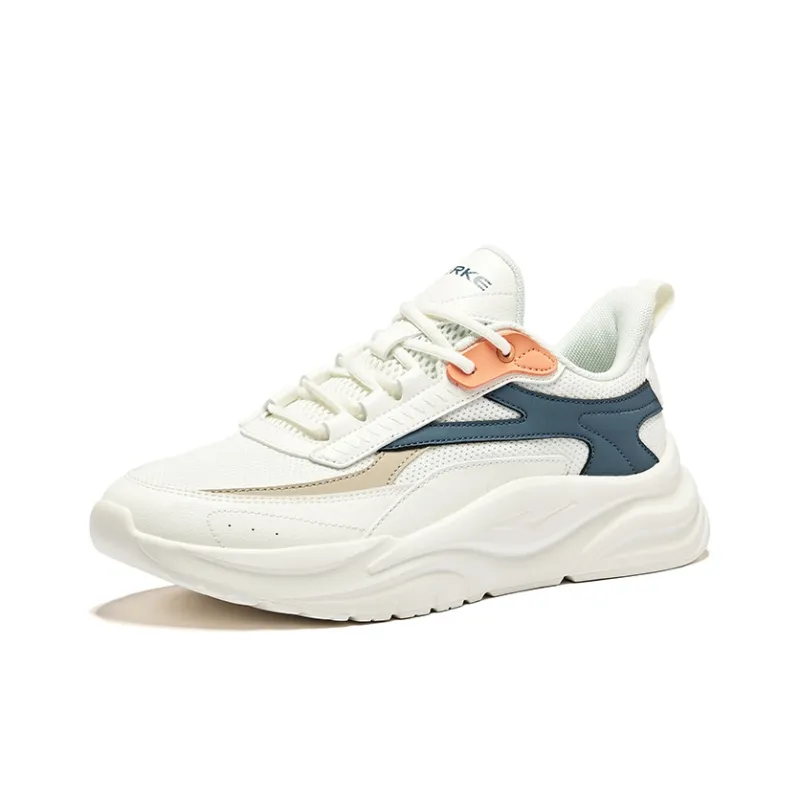 Erke Chip Encounter 2.0 Wear Resistant Slip Resistant Low Top Casual Shoes Men's Microcrystal White Vintage Gray Blue-2