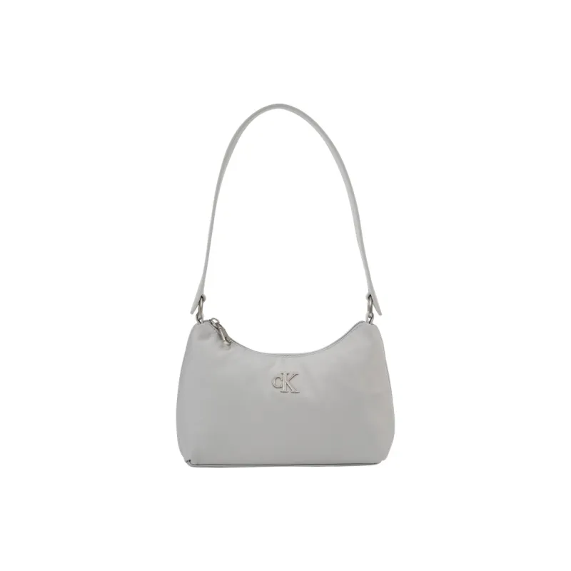 CALVIN KLEIN Fabric Handbag Medium Size Women's Pearl Gray-0